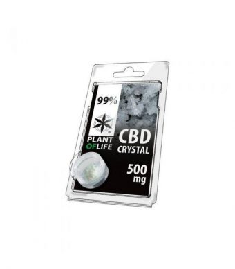 Cristal de CBD 99% puro 500 mg en un paquete. Extraccion a base de co2, extraído y cristalizado en la UE.