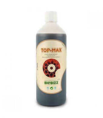 TopMax estimula la reproducción celular durante la fase de floración, acelera el transporte de azúcares a las flores y frutos obteniendo unos resultados exuberantes en las cosechas