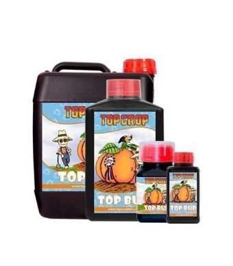 Top Bud de Top Crop es un estimulador de la fase de floración, rico en fósforo y potasio, ideal para potenciar el engorde de tus frutos y flores.