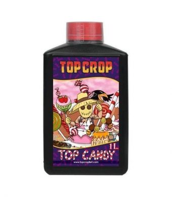 TOP CANDY de TOP CROP es un producto a base de extractos naturales de plantas, rico en hidratos de carbono; su principal función es el aumento de peso y volumen de las flores