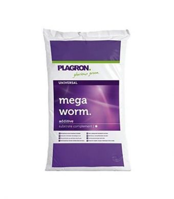 Humus de lombriz que estimula la vida del suelo Mega Worm es un producto natural para mejorar el suelo a base de restos vegetales compostado con lombrices.